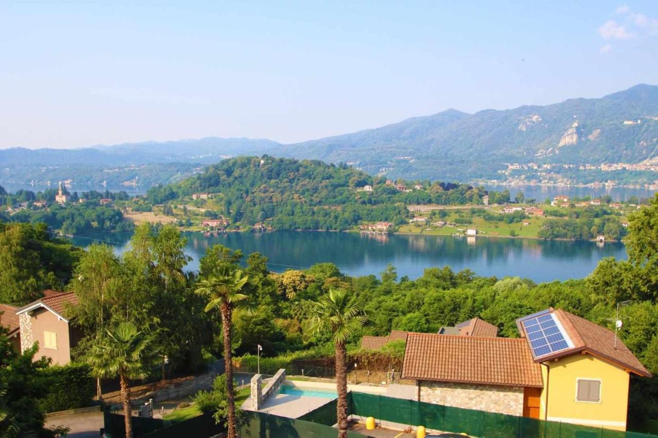 Domus Cusiana Complesso Vista Lago E Piscina Miasino Экстерьер фото