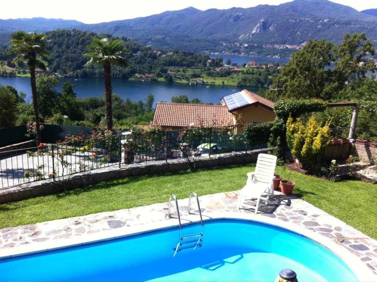 Domus Cusiana Complesso Vista Lago E Piscina Miasino Экстерьер фото